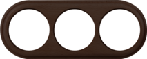 WL15-frame-03 Рамка на 3 поста (венге) арт.WL00341