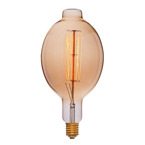 Лампа накаливания ретро 200x375 95W 240V E40 Прозрачная 053-792