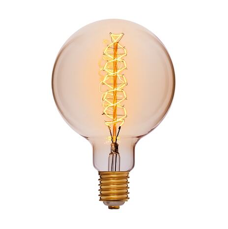 Лампа ретро накаливания 160х250 95W 240V E40 Золотая 052-160