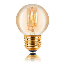 Лампа 45x70 25W 240V E27 Золотая 053-723