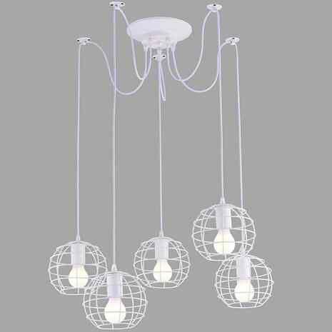 Подвесная люстра Arte Lamp Spider A1110SP-5WH