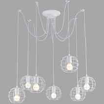 Подвесная люстра Arte Lamp Spider A1110SP-7WH