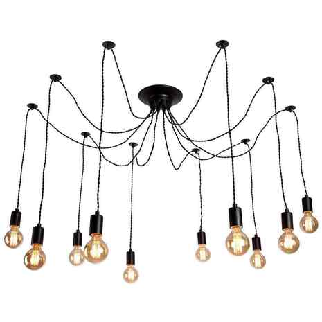 Подвесная люстра Arte Lamp 76 A9184SP-10BK