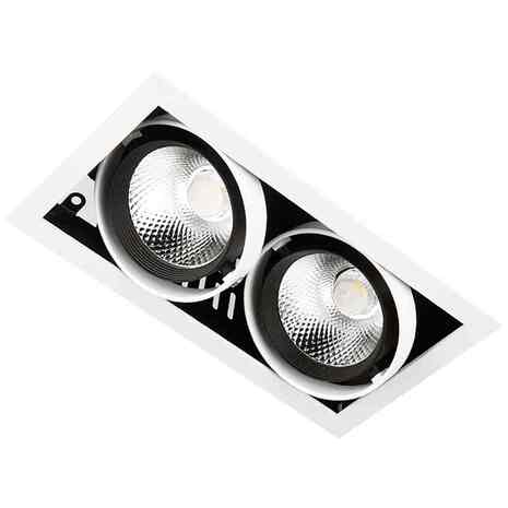 Карданный светильник Ambrella CARDANO T812 BK / CH 2*12W 4200K