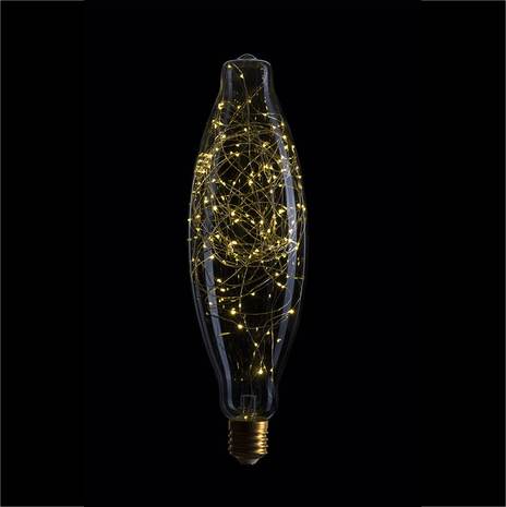 Лампа 3.5K STARRY, Не диммируемая; Прозрачная; E40, 2700K, 200Lm, 5W, 240V 057-011