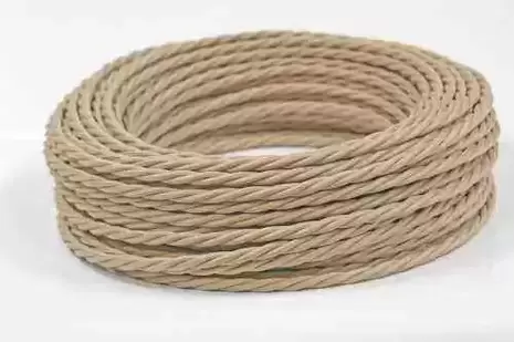 Ретро провод витой Interior Wire 2х2.5 (капучино) арт.00313885