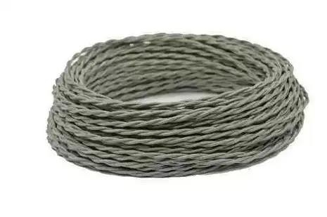 Ретро провод витой Interior Wire 3х2.5 (серый) арт.00313976
