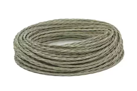 Ретро провод витой Interior Wire 3х2.5 (титановый шелк) арт.00314001