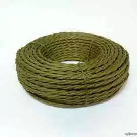 Ретро провод витой Interior Wire 2х2.5 (хаки) арт.00314014