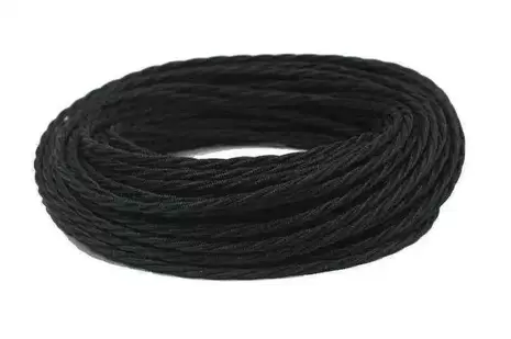 Ретро кабель Interior Wire 2*TV (черный) арт.00314036