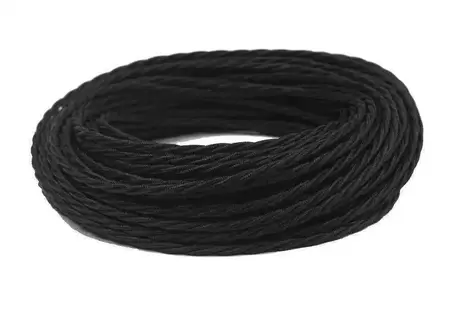 Ретро провод витой Interior Wire 2х1.5 (черный) арт.00314041