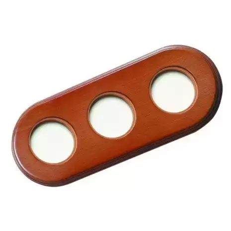 Рамка трехместная Fontini, мед 31803192