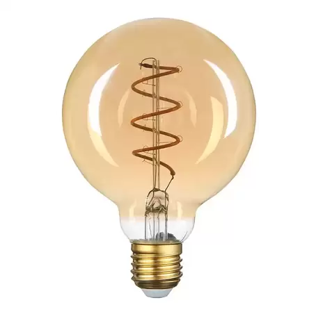Винтажная лампа GLDEN-G95SS-8-230-E27-4500 Золотая, 661406