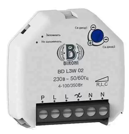 BD-L3W-02 Bironi Диммер белый BD--L3W-02
