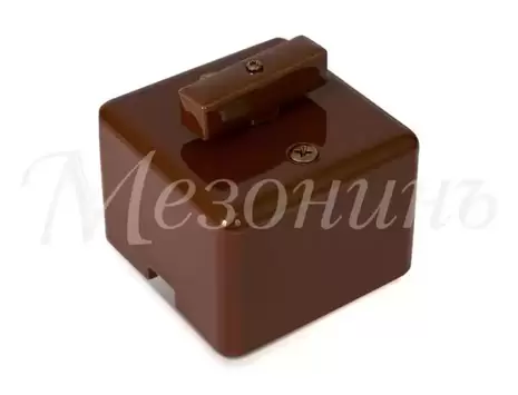 Ретро выключатель QUADRA, коричневый МезонинЪ двухклавишный, GE80401-04