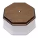Распаечная коробка большая D100 белый/дуб коричневый PL.BOX.2WT.DK0