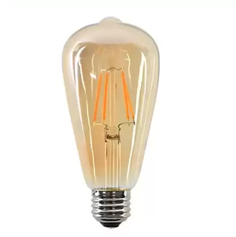 Лампа Эдисона Retronik ST64 груша 220V E27 6W янтарное стекло диммируемая (светодиодная лампа) ST646W-Ret-27