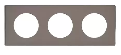 XERG3S Рамка на 3 пост гор/верт, цвет Pewter Effect/олово