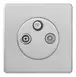 Механизм TV/FM/SAT в сброе, Brushed Steel, Z1EGRTV3S0