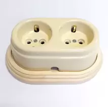 Подложка под двойную розетку Арбат без отделки, INTERIOR ELECTRIC, 9957-BU