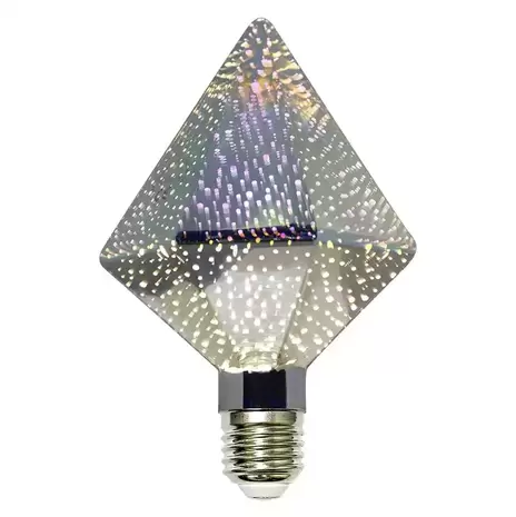 Светодиодная декоративная лампа 3D Фейверк, 4W, RGB, E27, D90 Ret-D903D