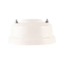 Ретро розетка компьютерная RJ 45 (cat.6), белый, серебристая фурнитура, РК6БС
