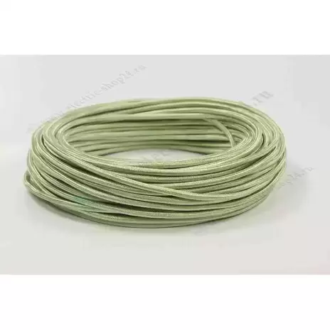 Ретро провод круглый Interior Wire 3х2.5 (Фисташковый шелк) арт.00314005