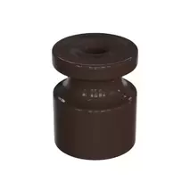 Изолятор пластиковый 24х18 Edisel, коричневый PLASTOTM-242669