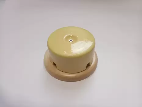 Коробка Распределительная 90*43 керамическая на подложке Interior Electric, песочный, РКИЕ9043П