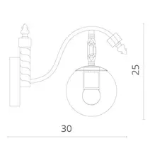 Бра Divinare 8055/01 AP-1