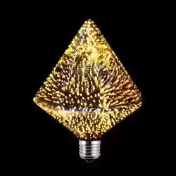 Светодиодная декоративная лампа 3D Фейверк, 4W, RGB, E27, D90 Ret-D903D