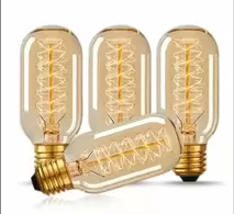 Лампа Эдисона Retronik T45 спираль, 220V E27 60W янтарное стекло, арт. Ret-T45SpA-60W-E27