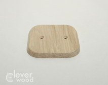 Накладка для одной розетки/выключателя Cleverwood ПНМ-0.08.88*88.0 (плоские)10.Я