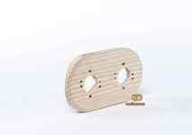 R2-180 Двойная накладка на бревно 180 мм, ясень