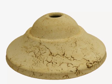 Плафон d=380 mm, керамика, "шамот"