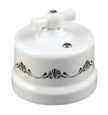 Выключатель 1-кл (проходной) 080-750 Мотиф 1 положение, керамический. 240V, 10A.