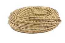 Провод витой Interior Wire 2Х0.75 (бронзовый шелк) арт.00313843