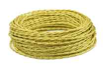 Провод витой Interior Wire 2Х0.75 (светлое золото шелк) арт.00313951