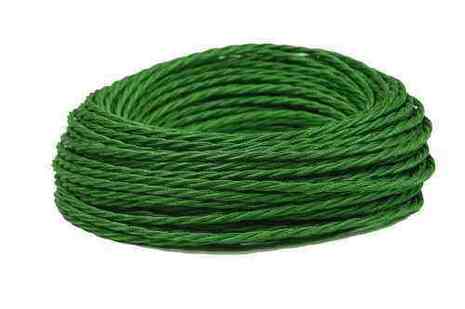 Провод витой Interior Wire 2Х1.5 (зеленый шелк) арт.00313858
