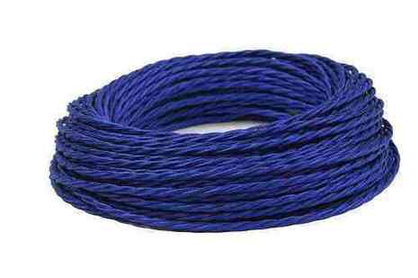 Провод витой Interior Wire 2Х2.5 (синий шелк) арт.00313985
