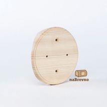 Круг накладка KR4-260 (D145 мм) на бревно 260 мм, ясень