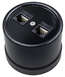В1-302-23 Bironi Компьютерная розетка RJ45*2, черный0